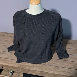 Grey Athleta knitted sweater